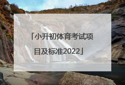 「小升初体育考试项目及标准2022」小升初体育考试项目及标准 北京