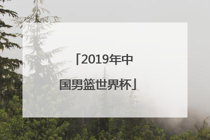 「2019年中国男篮世界杯」2019年中国男篮世界杯冠军