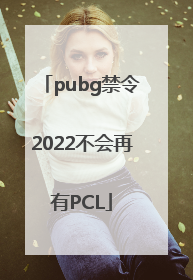 pubg禁令2022不会再有PCL